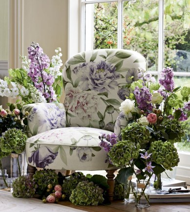 Zoffany Phoebe Sky-Pink textil - Paisley Home