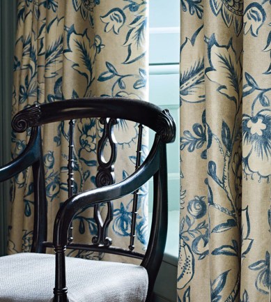 Zoffany Winterbourne Charcoal textil - Paisley Home
