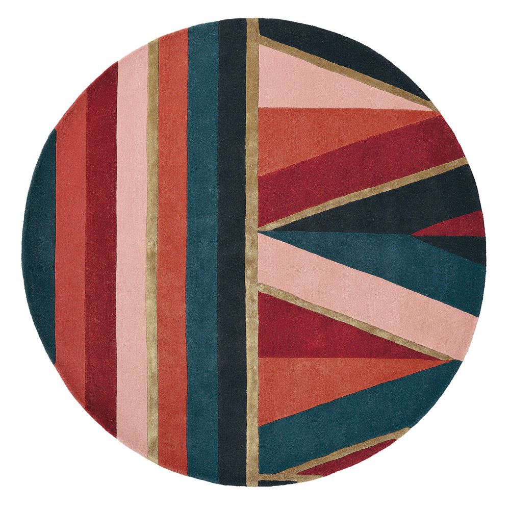 Ted Baker Sahara Burgundy 56105 round szőnyeg I Paisley Home - Ted Baker design szőnyegek teljes választéka